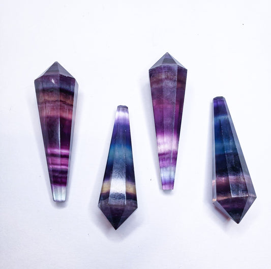 Rainbow Fluorite Points