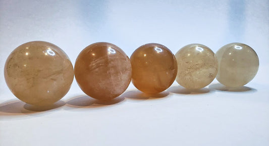 Honey Calcite Sphere